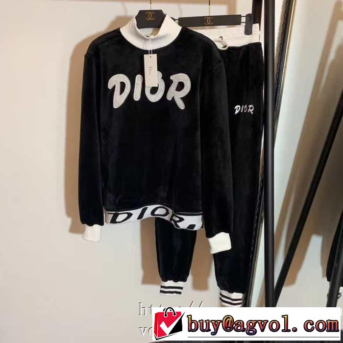 Dior 秋冬新作おすすめディオールパーカーレディーススウェットシャツセットアップコピーカシミヤ ニットウェア秋冬トレンド人気新品