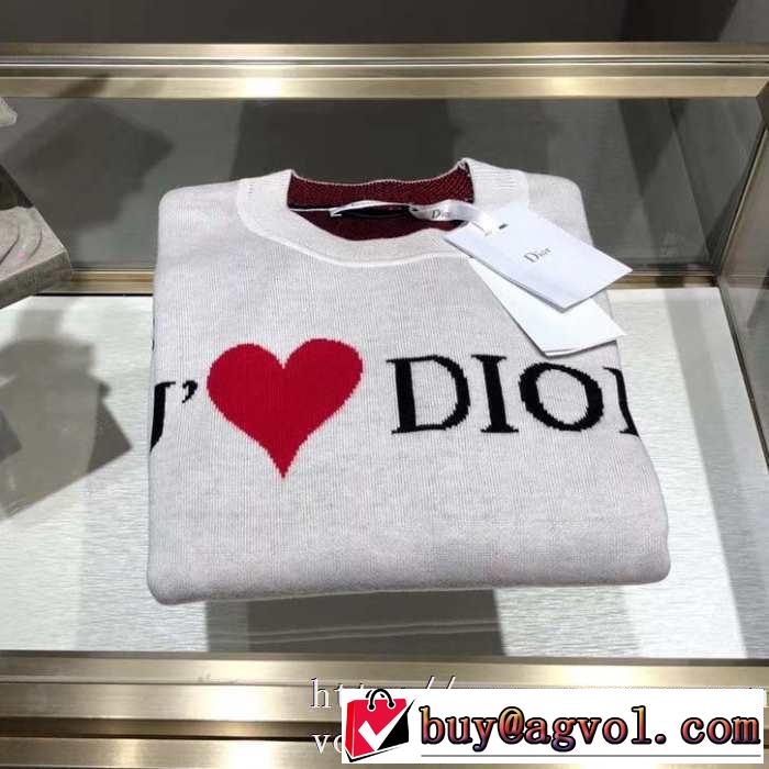Dior AMOUR ニット セーターコーデレディースファションディオールコピーカシミヤ ニットウェア秋冬トレンド人気新品
