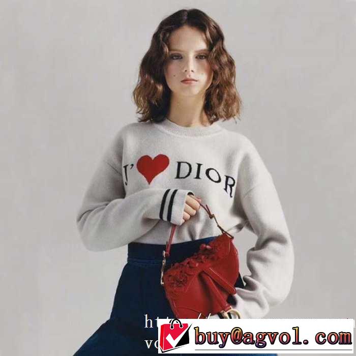 Dior AMOUR ニット セーターコーデレディースファションディオールコピーカシミヤ ニットウェア秋冬トレンド人気新品
