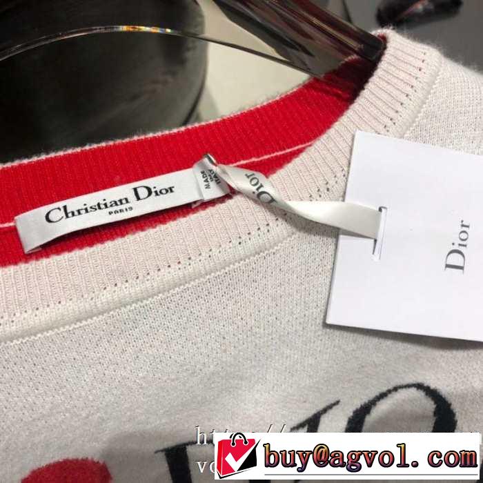 Dior AMOUR ニット セーターコーデレディースファションディオールコピーカシミヤ ニットウェア秋冬トレンド人気新品