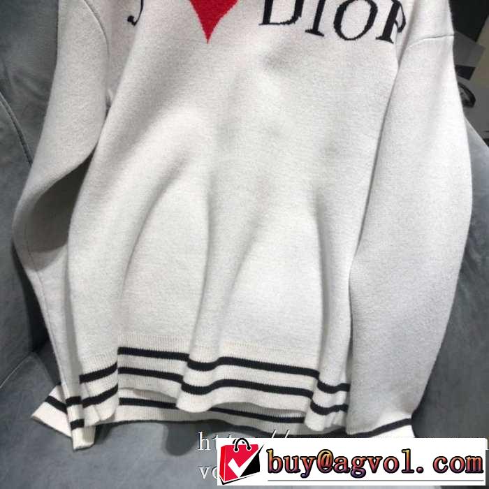Dior AMOUR ニット セーターコーデレディースファションディオールコピーカシミヤ ニットウェア秋冬トレンド人気新品