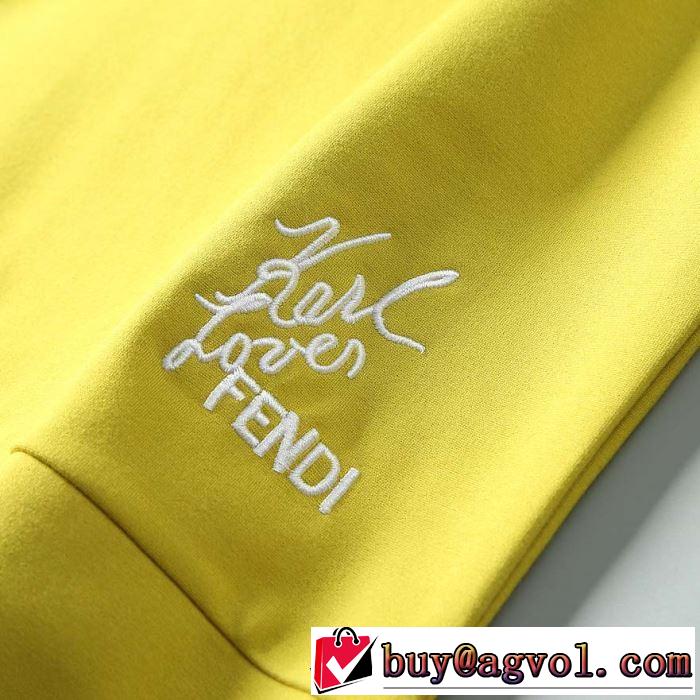 人気ファッション雑誌でも掲載 フェンディ FENDI 最新トレンドコーデおすすめ プルオーバーパーカー 2019-2020秋冬のファッション3色可選