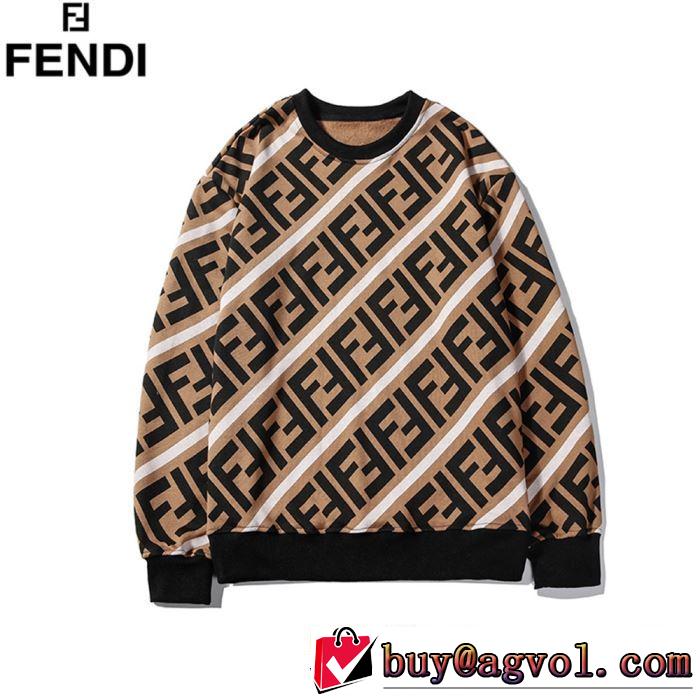 おしゃれに秋を迎えるために フェンディ人気ブランドの秋冬新色  FENDI プルオーバーパーカー 3色可選 2019トレンドカラー秋冬セール