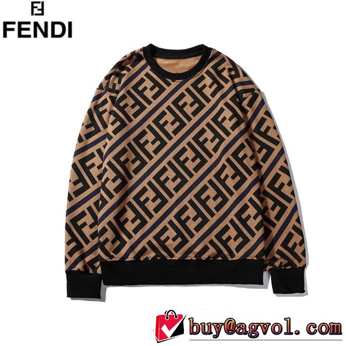 おしゃれに秋を迎えるために フェンディ人気ブランドの秋冬新色  FENDI プルオーバーパーカー 3色可選 2019トレンドカラー秋冬セール