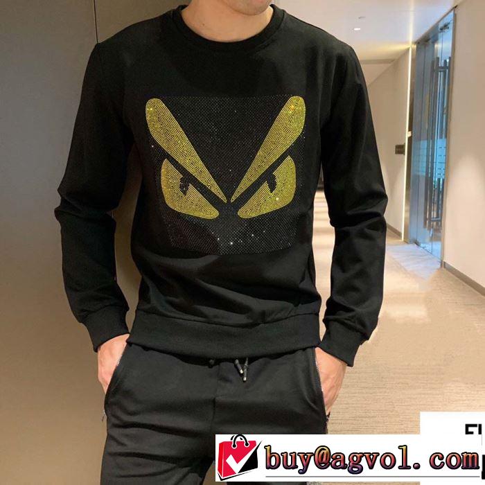 さわやかに新品おすすめ フェンディ ファッション上級者向け FENDI 2019秋冬トレンドアイテム プルオーバーパーカー 今年注目な新品セール