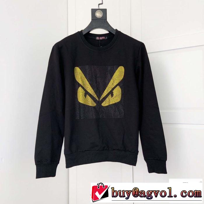 さわやかに新品おすすめ フェンディ ファッション上級者向け FENDI 2019秋冬トレンドアイテム プルオーバーパーカー 今年注目な新品セール
