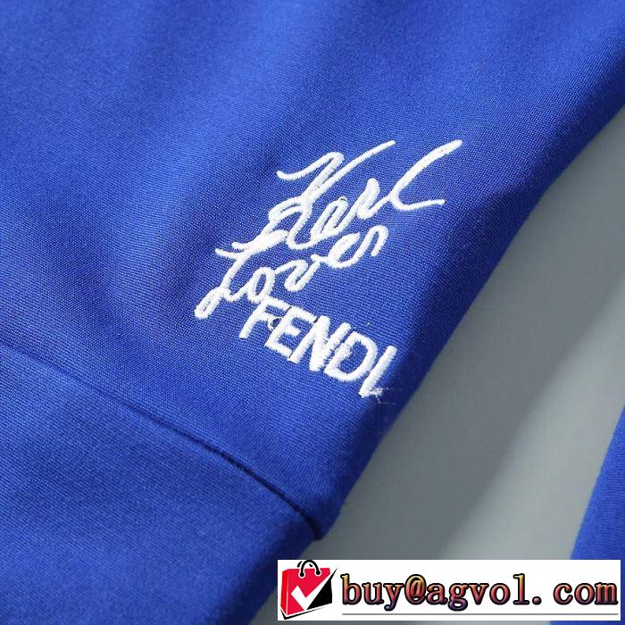 多色可選 ヒットする秋冬コレクション フェンディおすすめする注目トレンド  FENDI プルオーバーパーカー 2019トレンドアイテム激安