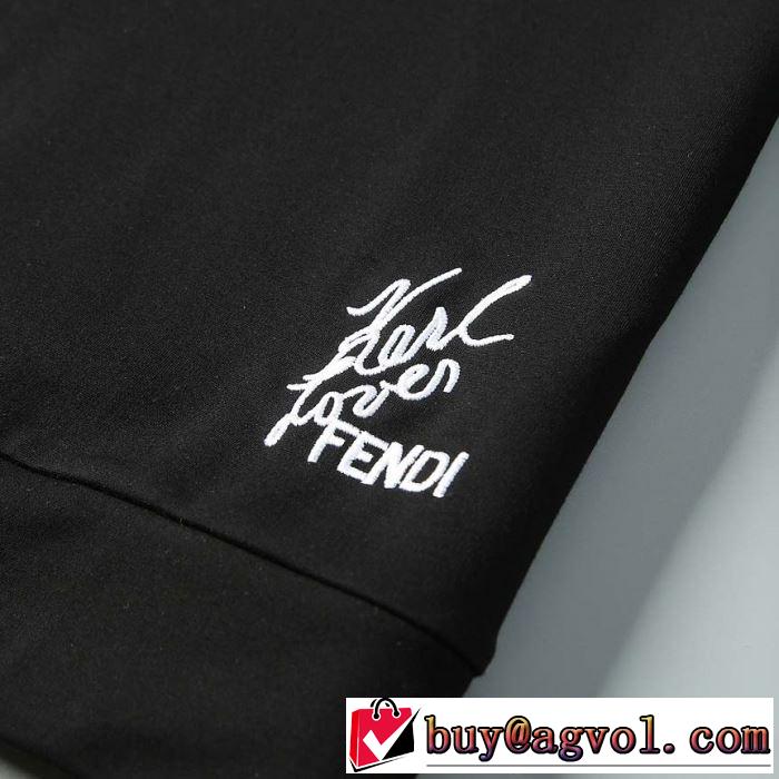 秋冬ファッションコーディネート フェンディ最新トレンドコーデおすすめ  FENDI プルオーバーパーカー2019-2020秋冬のファッション 多色可選