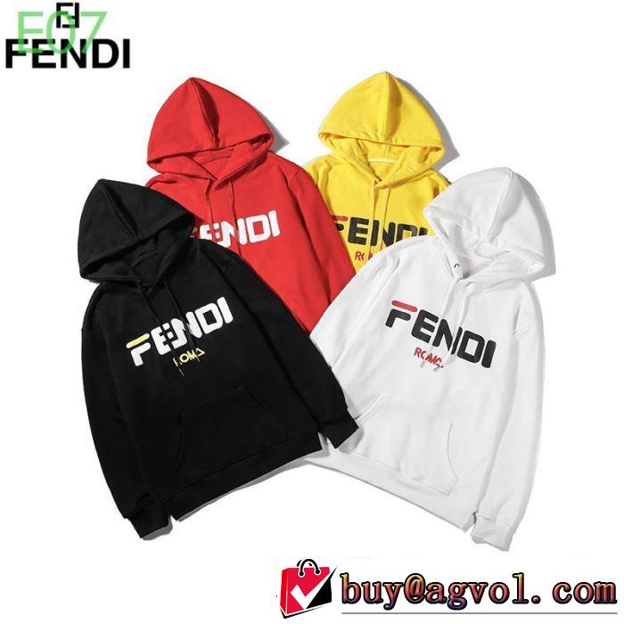多色可選 【最新】2019年秋冬のトレンド速報 フェンディ絶対おさえるべきカラーと最新  FENDI 今年の流行りファション パーカー 