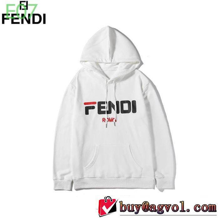 多色可選 【最新】2019年秋冬のトレンド速報 フェンディ絶対おさえるべきカラーと最新  FENDI 今年の流行りファション パーカー