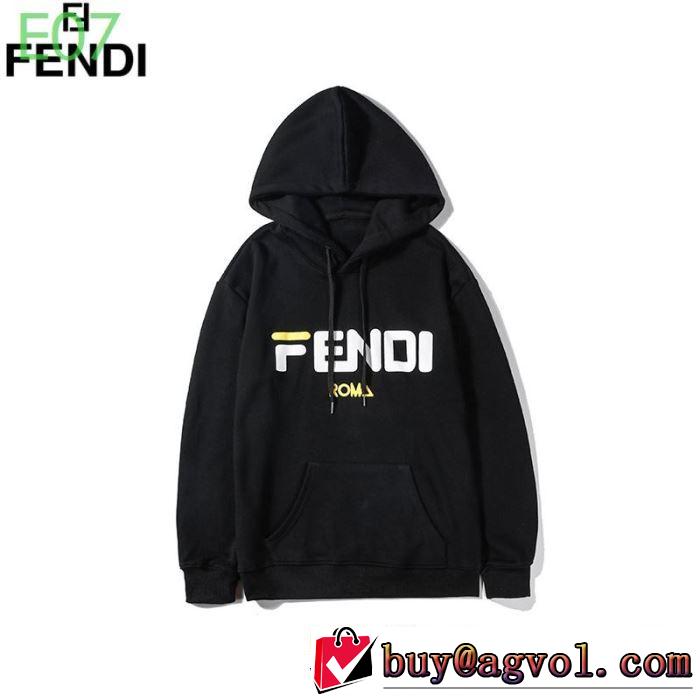 多色可選 【最新】2019年秋冬のトレンド速報 フェンディ絶対おさえるべきカラーと最新  FENDI 今年の流行りファション パーカー