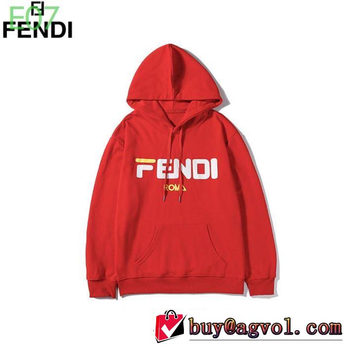多色可選 【最新】2019年秋冬のトレンド速報 フェンディ絶対おさえるべきカラーと最新  FENDI 今年の流行りファション パーカー