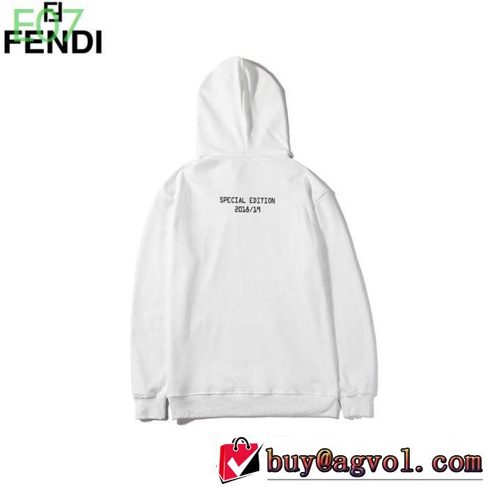 多色可選 【最新】2019年秋冬のトレンド速報 フェンディ絶対おさえるべきカラーと最新  FENDI 今年の流行りファション パーカー