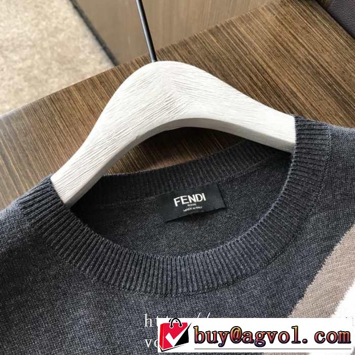 先取り 2019/2020秋冬ファッション フェンディ FENDI プルオーバーパーカー 素敵続くトレンド