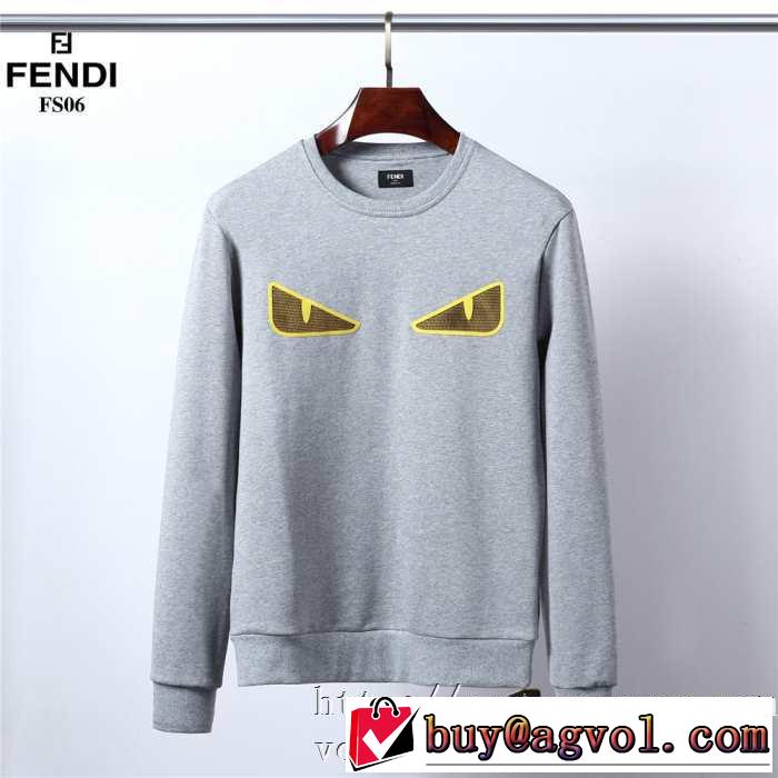更にトレンドが急上昇中 【2019秋冬】今きてる最先端ブランド フェンディ FENDI プルオーバーパーカー 2色可選