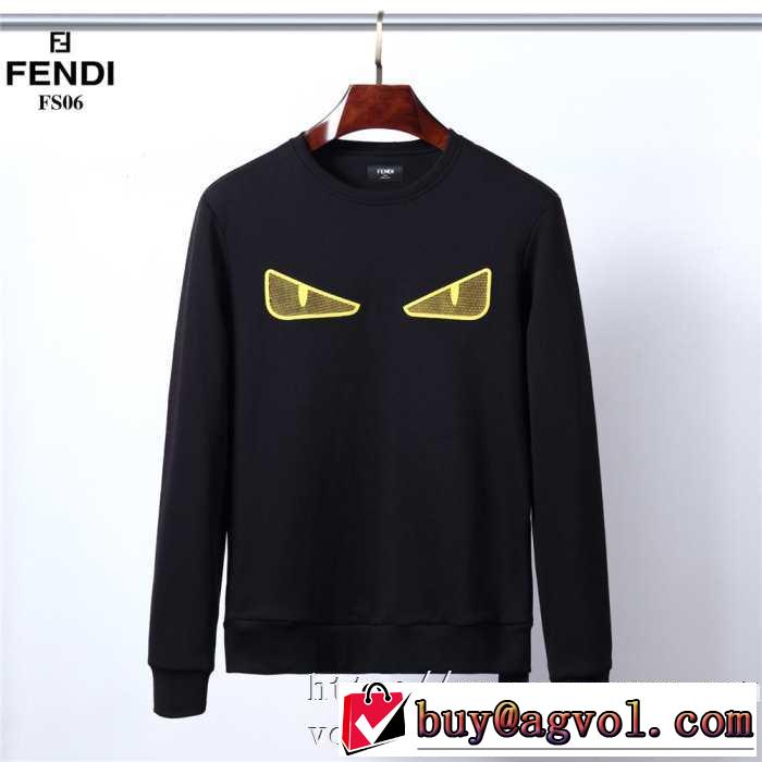 更にトレンドが急上昇中 【2019秋冬】今きてる最先端ブランド フェンディ FENDI プルオーバーパーカー 2色可選