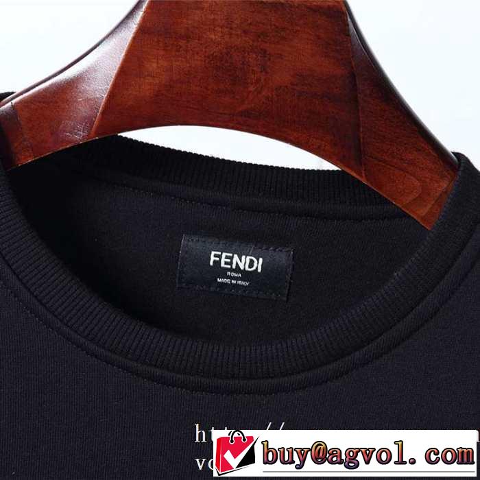 更にトレンドが急上昇中 【2019秋冬】今きてる最先端ブランド フェンディ FENDI プルオーバーパーカー 2色可選