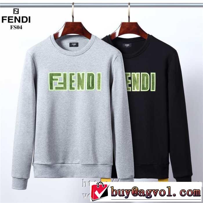 2019トレンドカラー秋冬セール フェンディ FENDI プルオーバーパーカー 2色可選 秋にはやる最新作を先取り