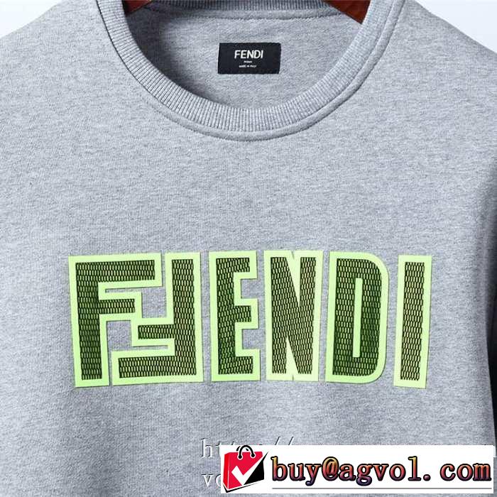 2019トレンドカラー秋冬セール フェンディ FENDI プルオーバーパーカー 2色可選 秋にはやる最新作を先取り
