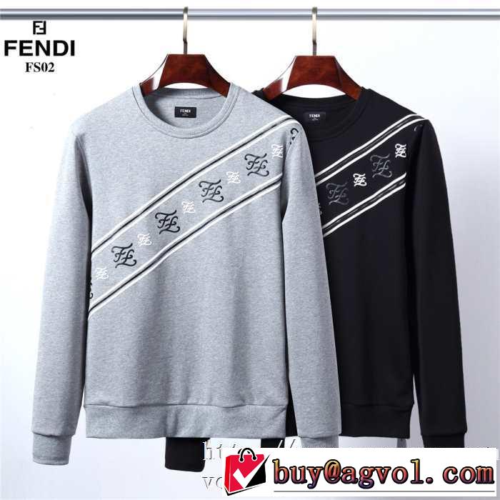 フェンディ FENDI プルオーバーパーカー 2色可選 秋服コーデ2019年版 注目の秋ファッション一番