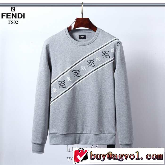 フェンディ FENDI プルオーバーパーカー 2色可選 秋服コーデ2019年版 注目の秋ファッション一番