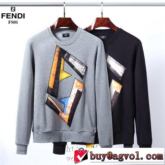 2020秋冬流行ファション  フェンディ FENDI プルオーバーパーカー 2色可選 絶妙な大人っぽさと遊び心