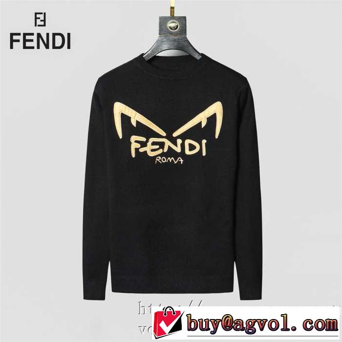 2色可選 プルオーバーパーカー 毎日はちょっとイイ秋冬新品 2019秋冬最重要アイテム フェンディ FENDI