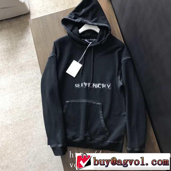 GIVENCHY 限定新作ジバンシー パーカー コピー 2020年秋冬着心地抜群 おすすめ エレガント コットン スウェットシャツ コーデ 黒