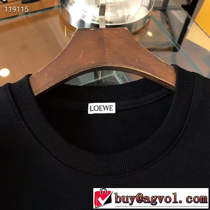 LOEWE ロエベ メンズ 服2019秋冬新作コレクション スウェットシャツ サイズ リラックス感に 刺繍 シンプルデザイン 人気 ブランド