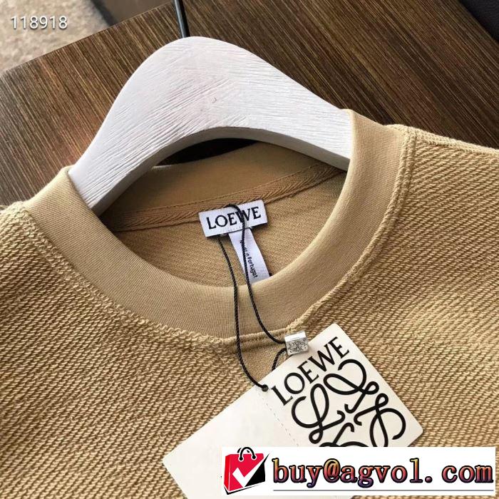 LOEWE 秋冬新品登場ロエベ アナグラム スエットシャツ メンズ ファション 着込みやすい 程良い抜け感 ユニセックス パーカー