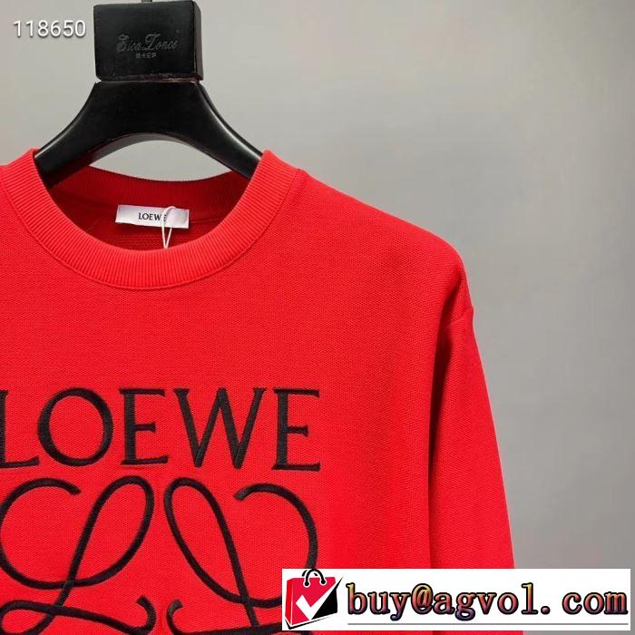 スエットシャツLOEWE Men S Presentationロエベ コピー 通販 オシャレコーデ 2019人気ランキング コットン 長袖パーカー4色