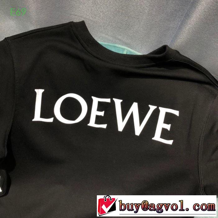 今年の秋冬のオススメのトレンドLOEWE ロエベ メンズ 服 エレガント オシャレ ホワイト スウェットシャツ ユニセックス 上品