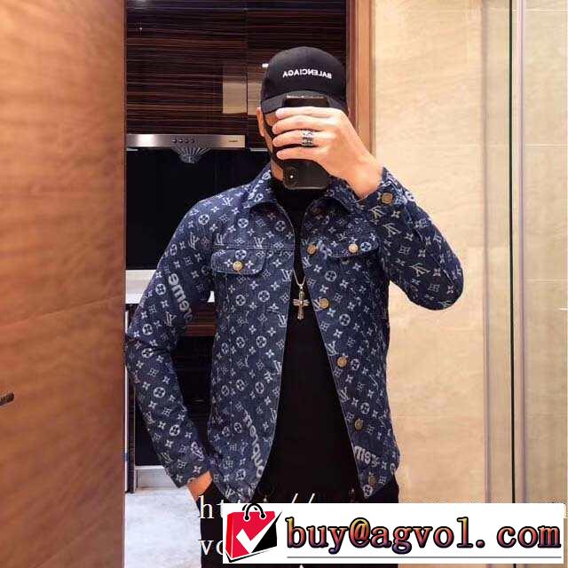 最速2019秋冬トレンドブランド ルイ ヴィトン LOUIS VUITTON デニムジャケット 2色可選 現在流行中のおすすめ人気