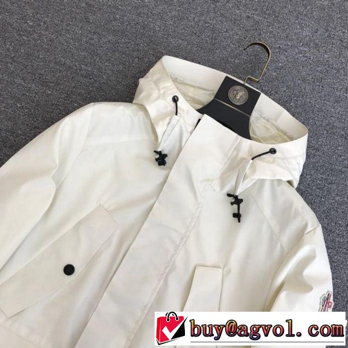 カジュアルさが強すぎる モンクレールフード付きコート MONCLER 3色可選 2019春夏新作登場