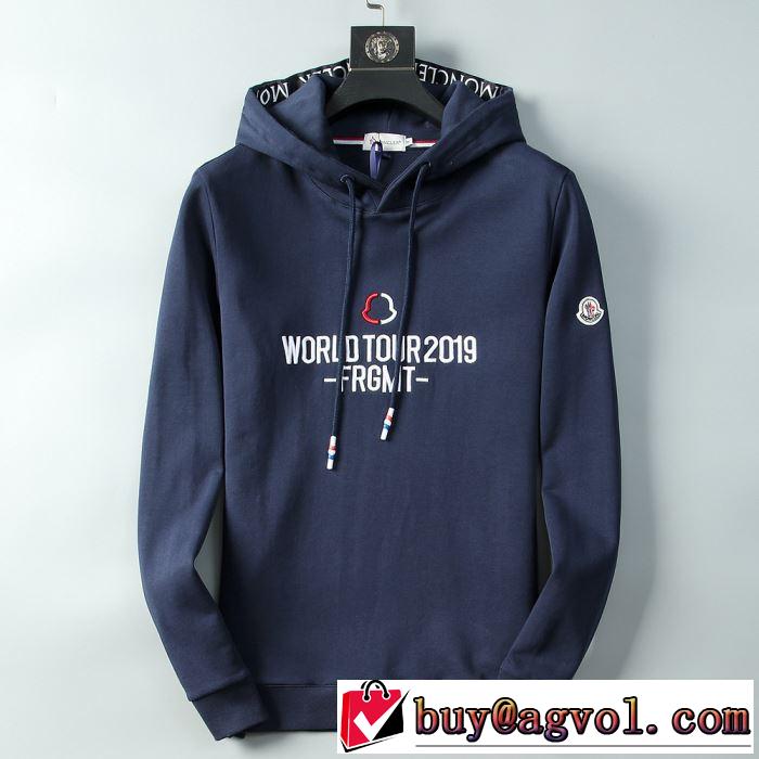 モンクレール MONCLER パーカー 4色可選 今シーズン注目のデザイン 2019SSのトレンド商品