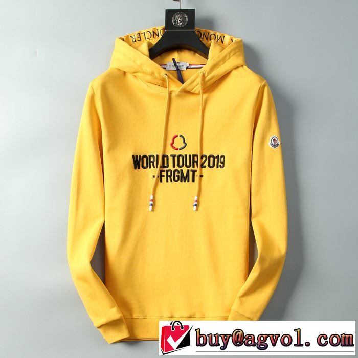 モンクレール MONCLER パーカー 4色可選 今シーズン注目のデザイン 2019SSのトレンド商品