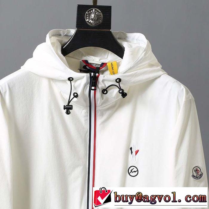 モンクレール MONCLER ブルゾン 2色可選 おしゃれな夏ファッション2019 上品なリラックス感