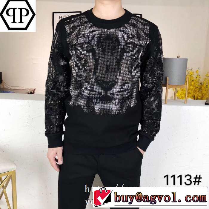 気になる2019年秋のファッション フィリッププレイン PHILIPP PLEIN  プルオーバーパーカー 秋にはやる最新作を先取り