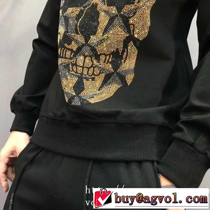 フィリッププレイン PHILIPP PLEIN  プルオーバーパーカー 絶妙な大人っぽさと遊び心 【2019秋冬】の注目トレンド
