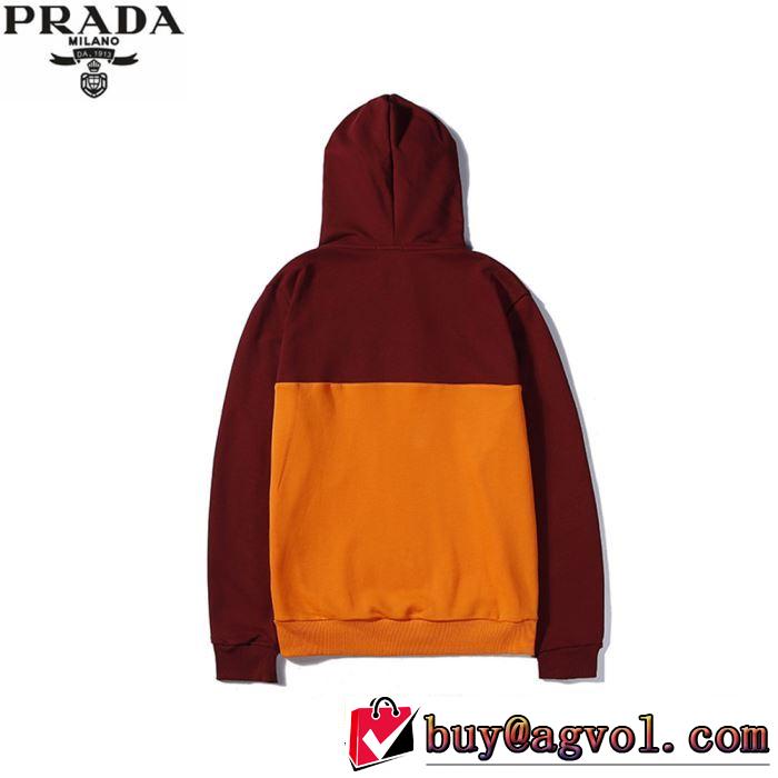 プラダ PRADA パーカー 2色可選 2019春夏も引き続きトレンド 今年春夏ファション流行り