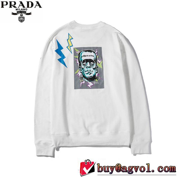 今季トレンドの限定アイテム プラダ PRADA プルオーバーパーカー 3色可選 クラシカルな雰囲気