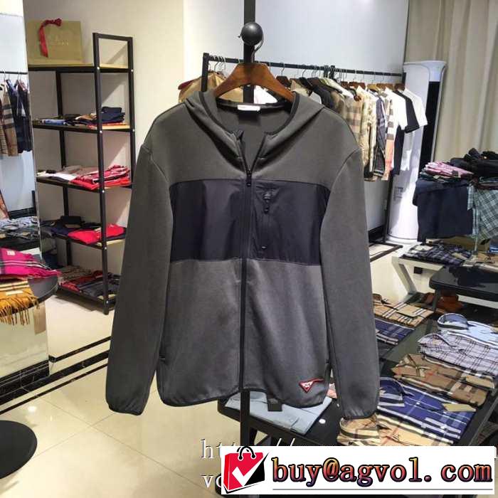 初心者の方は挑戦しやすいプラダ スポーツスウェット Pradaメンズ コットン ジップパーカー19/20AW 新作続々入荷中限定価格
