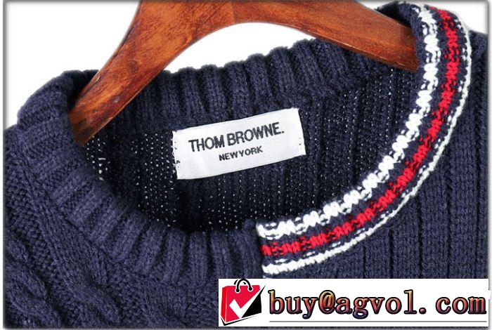 ニットウェア今っぽく新作アイテム 3色可選 トムブラウン2019春夏も引き続き人気セール THOM BROWNE