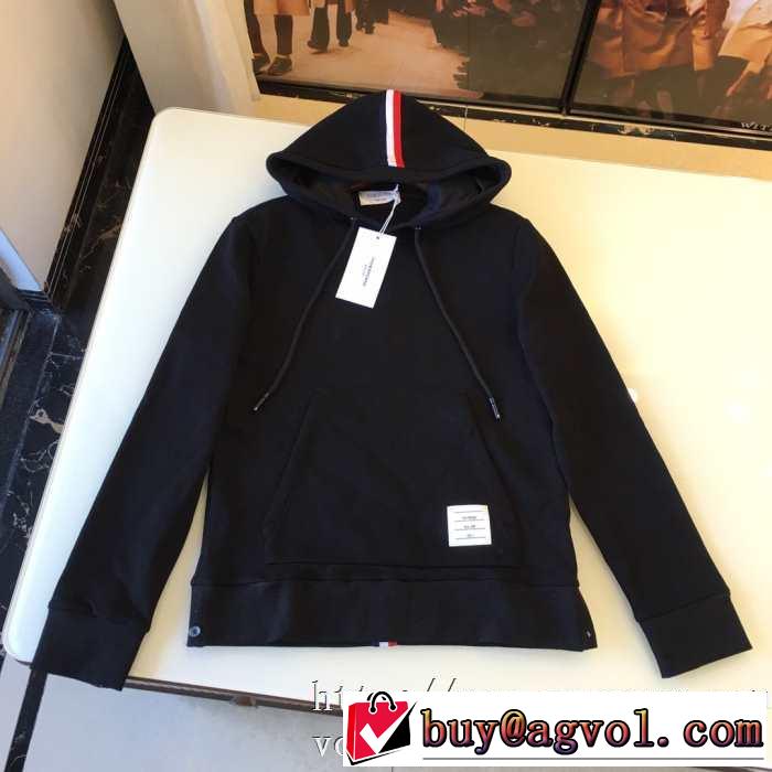 今季限定トムブラウン コピー4BAR アティキュレイト オーバーサイズ フーディースウェットシャツセットアップ THOM BROWNE