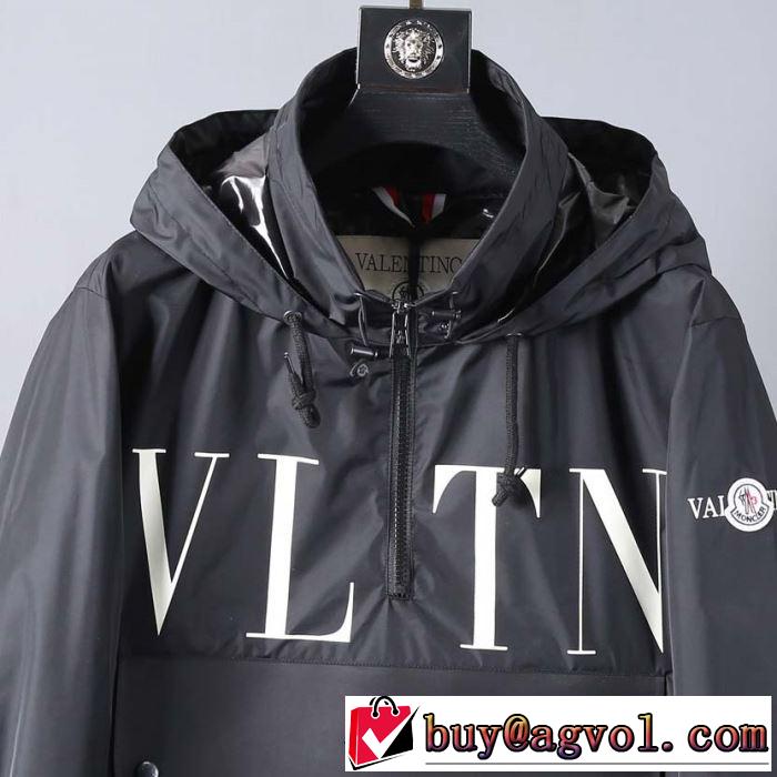 春夏のトレンドアイテム ヴァレンティノ VALENTINO フード付きコート 2色可選 2019春夏の大注目トレンド