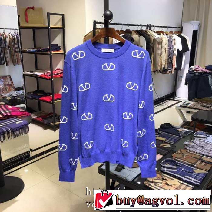 VALENTINO Vロゴ セーター ブランド プリント 秋冬定番モデル ニットウェア ヴァレンティノ コピー 通販エレガント 安い