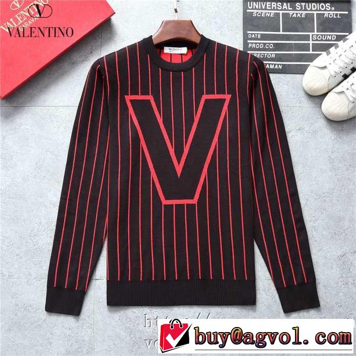 ヴァレンティノ Vロゴ パーカー おすすめ メンズ Valentino スウェットシャツ新作コレクションコットン秋冬人気色コーデ