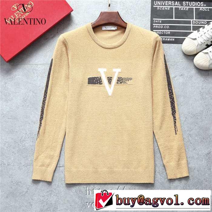 2019-20秋冬旬な着こなしValentino ヴァレンティノ ニット コピー 暖かさ 防寒性抜群ニットセーターエレガントレディースコーデ