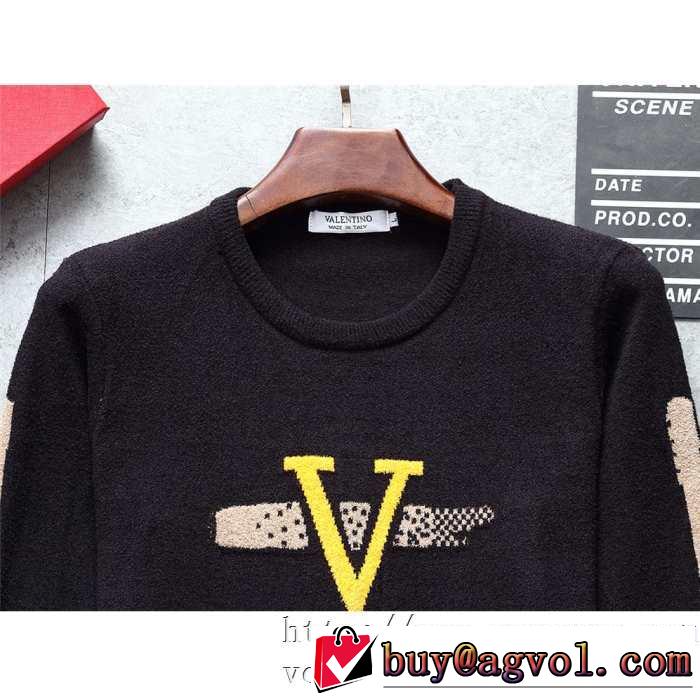 2019-20秋冬旬な着こなしValentino ヴァレンティノ ニット コピー 暖かさ 防寒性抜群ニットセーターエレガントレディースコーデ