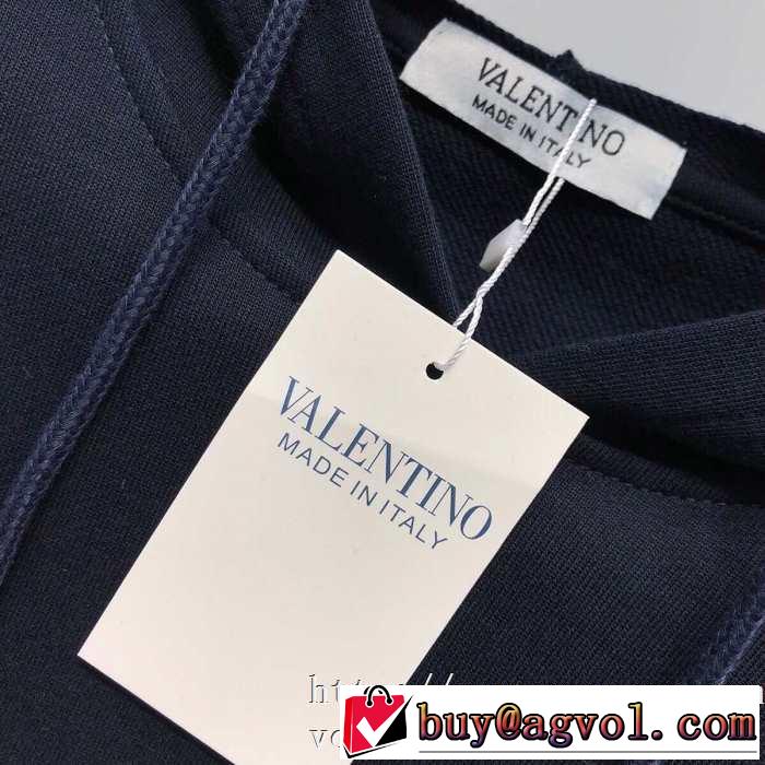 Valentino ヴァレンティノ パーカーコピー 良い着心地抜群新作コットンスウェットシャツメンズコーデ2019/20限定価格